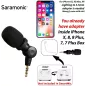Saramonic SmartMic Mini: Micro Condensateur Pro pour Smartphone, Audio Impeccable!